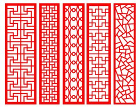 雕刻花纹镂空花纹