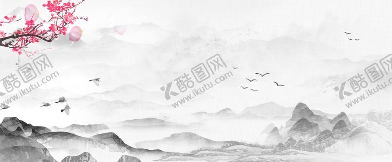 编号：85999009112106526059【酷图网】源文件下载-水墨背景