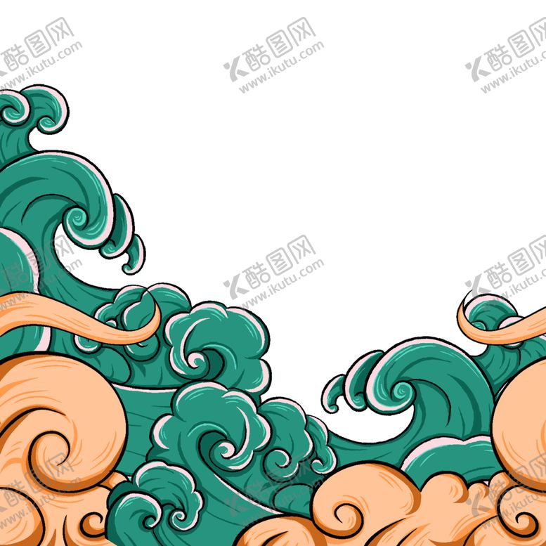 编号：47192010111319061739【酷图网】源文件下载-插画国潮祥云元素
