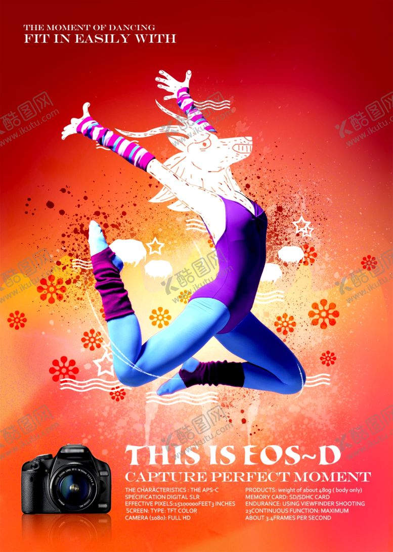 编号：61522705101702272431【酷图网】源文件下载-单反相机广告