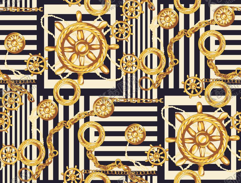 编号：95223210161122475158【酷图网】源文件下载-黑金条纹几何图案设计