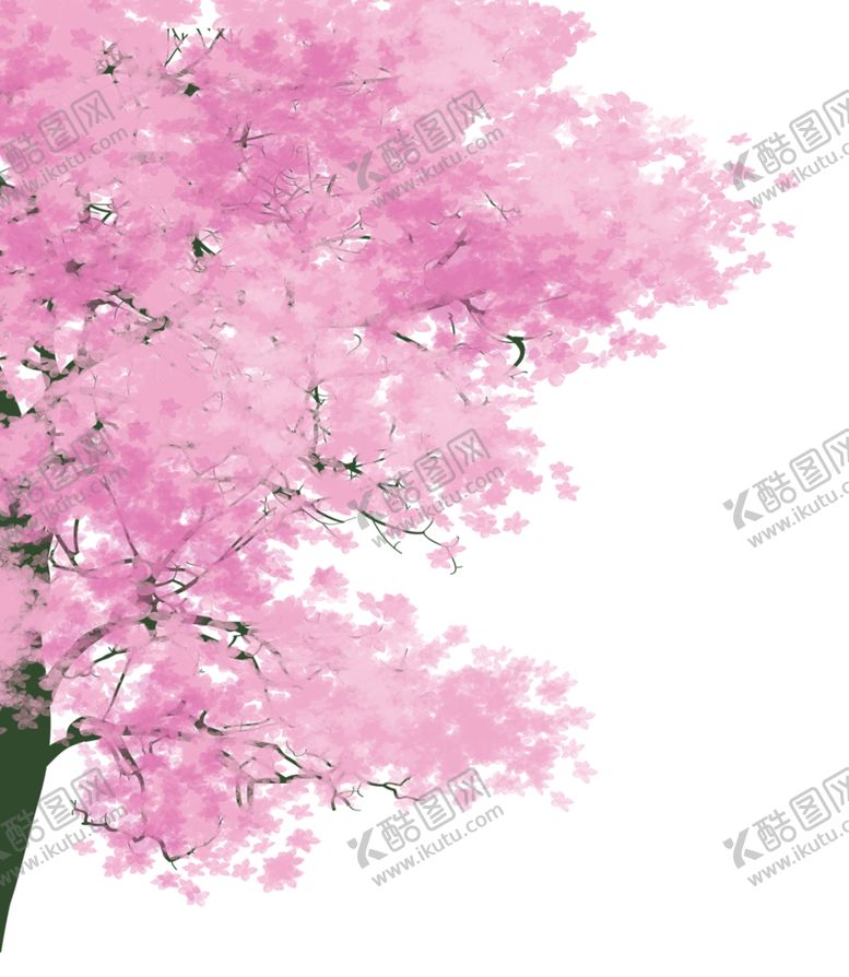 编号：85359005100743311683【酷图网】源文件下载-手绘樱花