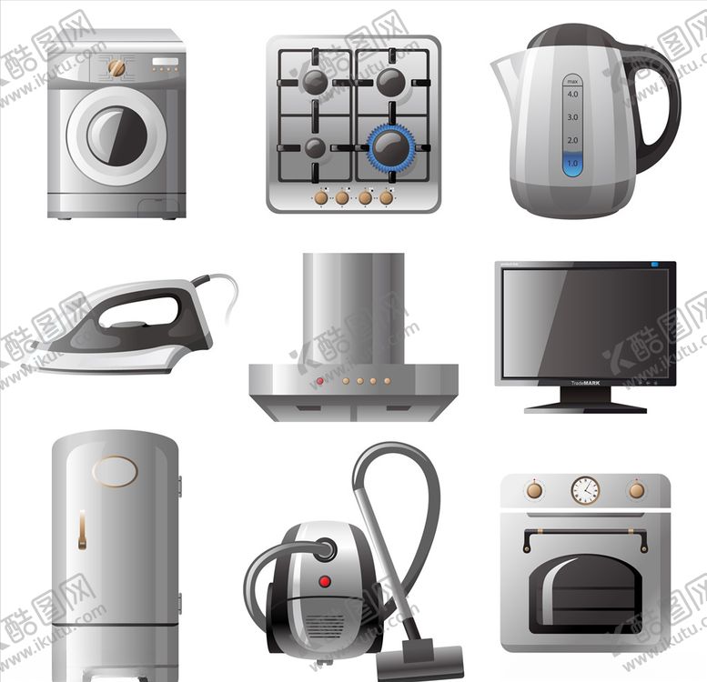 编号：72194009182230483593【酷图网】源文件下载-矢量家用电器