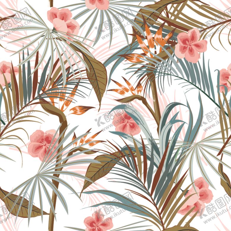 编号：24931909111100388006【酷图网】源文件下载-花卉树叶底纹