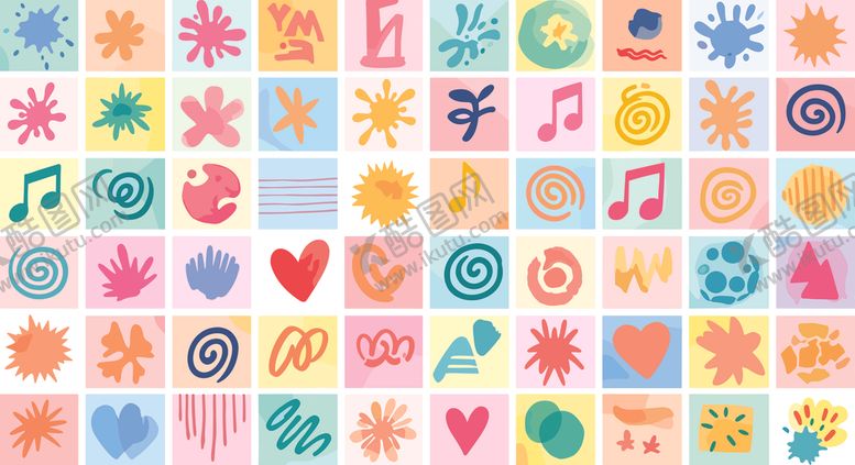 编号：30878911242139075046【酷图网】源文件下载-卡通图案
