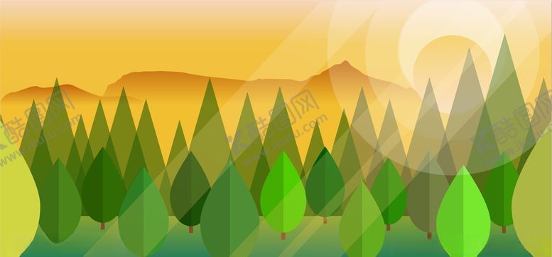 编号：47975609201814368745【酷图网】源文件下载-风景插画