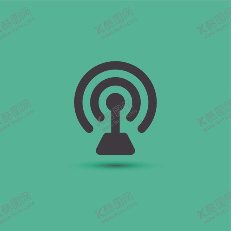 编号：64231109250707558525【酷图网】源文件下载-wifi图标信号标志