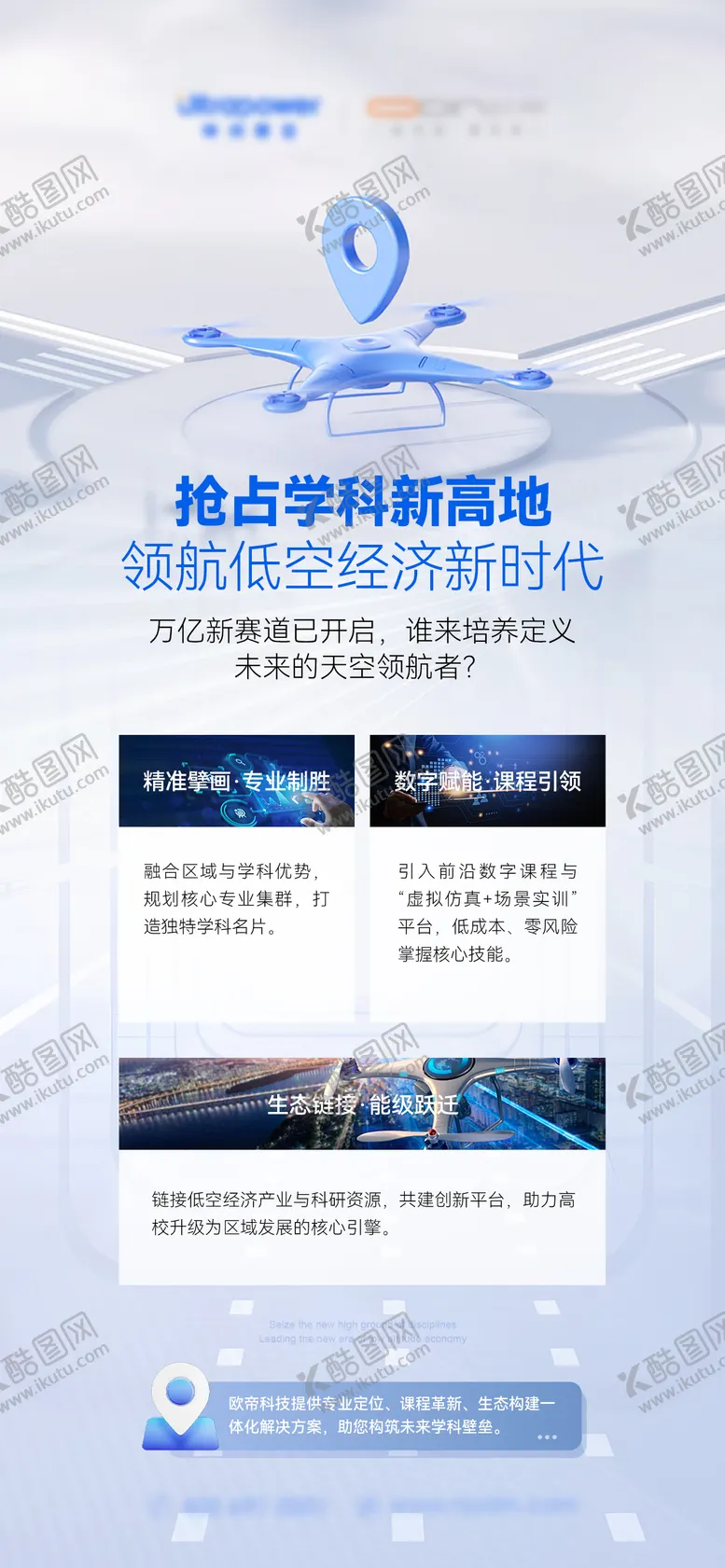 编号：91830310190230352627【酷图网】源文件下载-低空经济海报