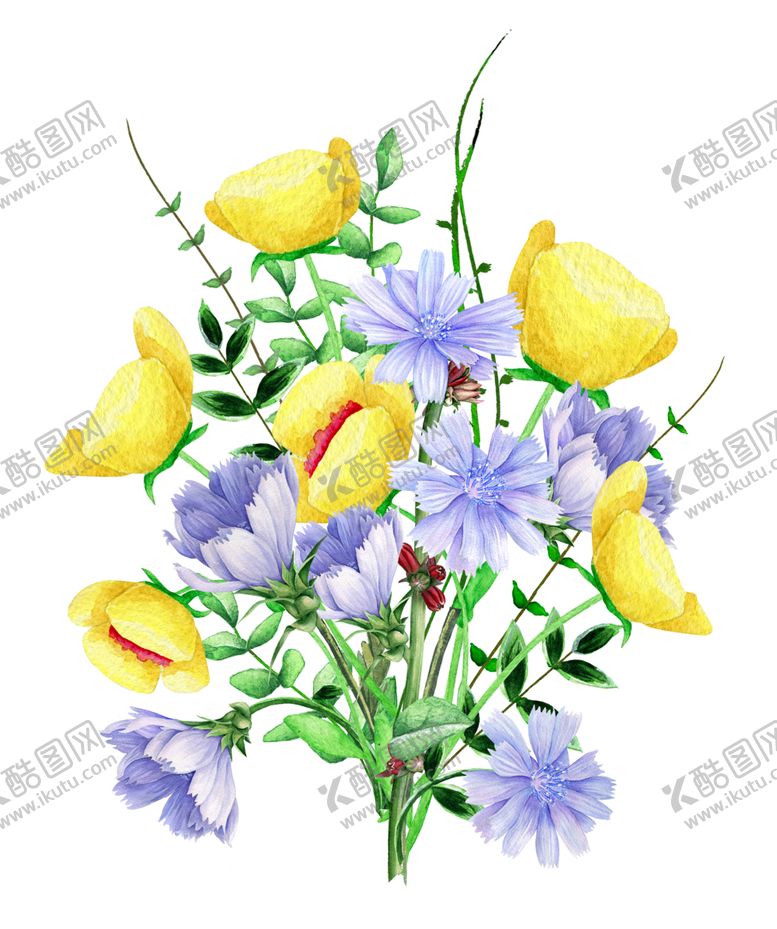 编号：45893109210150525547【酷图网】源文件下载-手绘花草牡丹花园元素素材