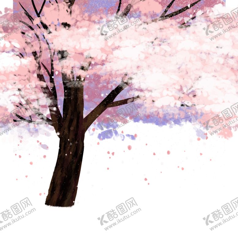 编号：99790004190513578021【酷图网】源文件下载-手绘樱花