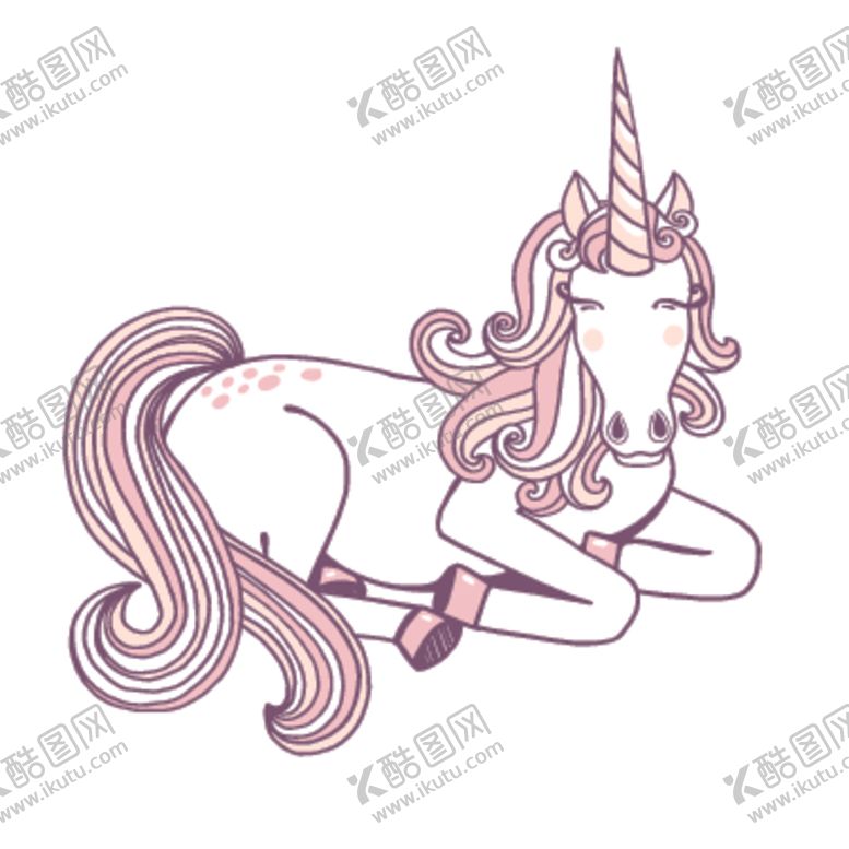 编号：80816110112147582487【酷图网】源文件下载-独角兽创意插画