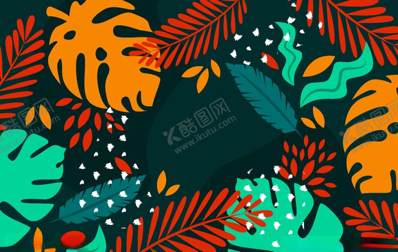 编号：78558609290452134588【酷图网】源文件下载-叶子背景