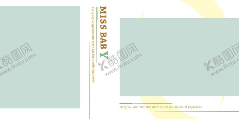 编号：21300209290718394367【酷图网】源文件下载-儿童摄影相册模板字母