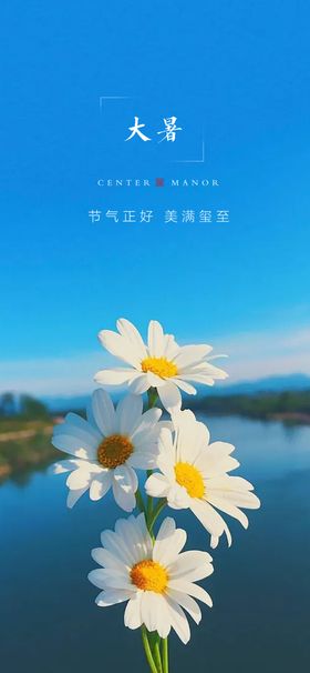 大暑朋友圈风景二十四节气