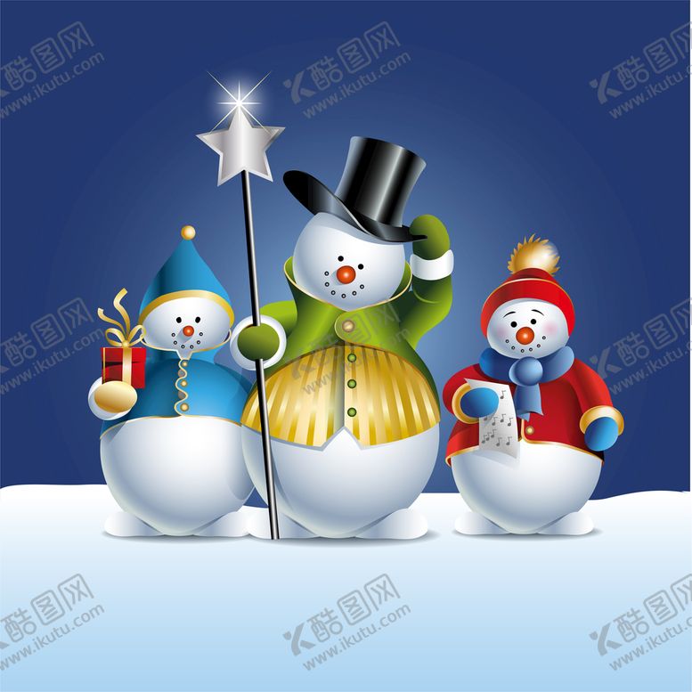 编号：80932802161348557656【酷图网】源文件下载-雪人