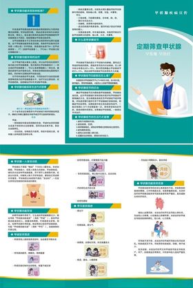 甲状腺疾病预防宣传彩页