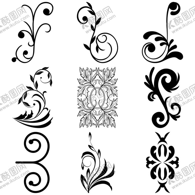 编号：68906410300703055553【酷图网】源文件下载-装饰花纹