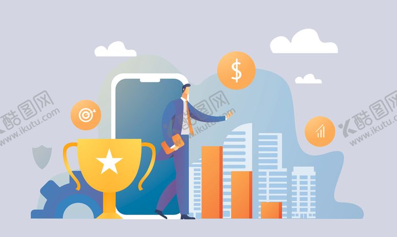 编号：23365609220142571667【酷图网】源文件下载-商务人士插画