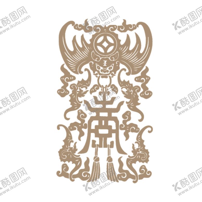 编号：75046409122052478449【酷图网】源文件下载-中国古典神兽图案