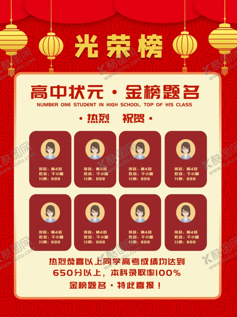 光荣榜销售销售誉嘉奖