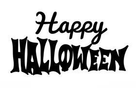 万圣节艺术字体