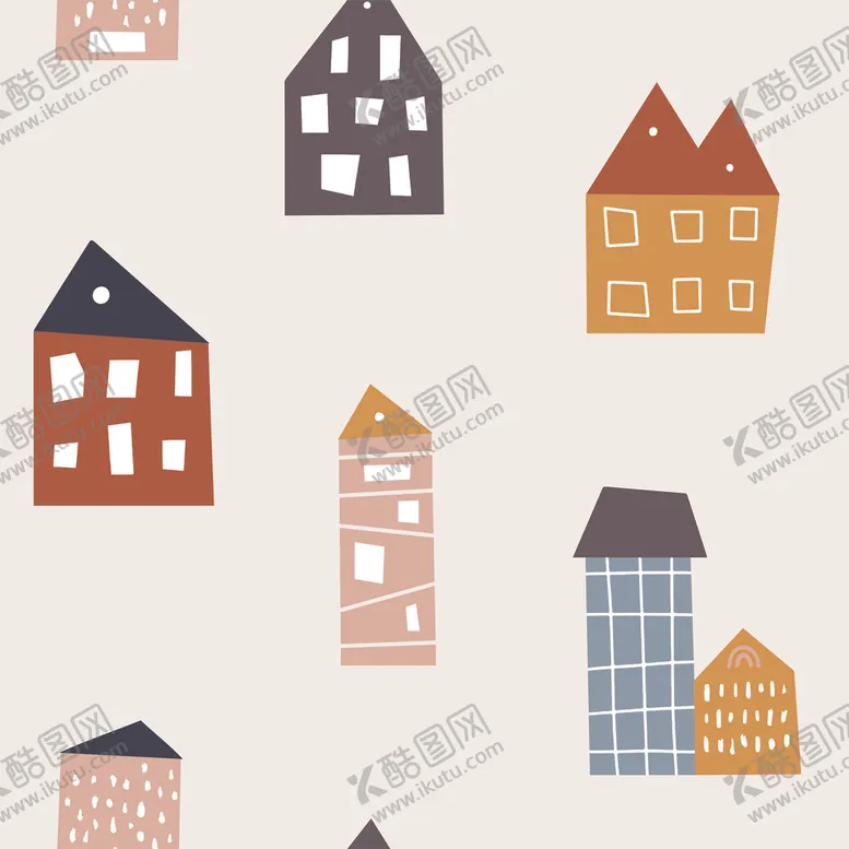 编号：89649809172204407658【酷图网】源文件下载-北欧小房子