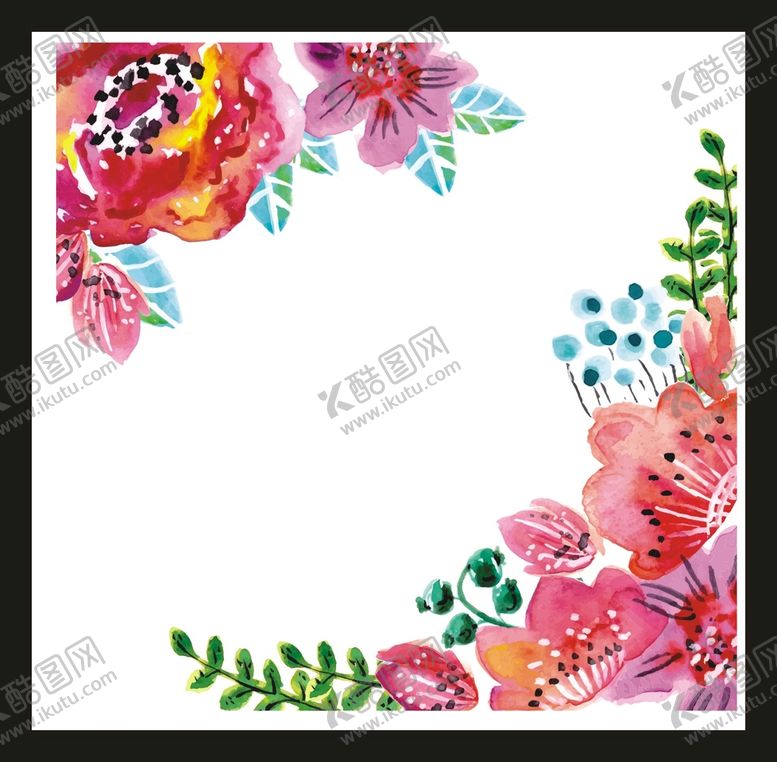 编号：33616201310938122991【酷图网】源文件下载-手绘花卉花朵 