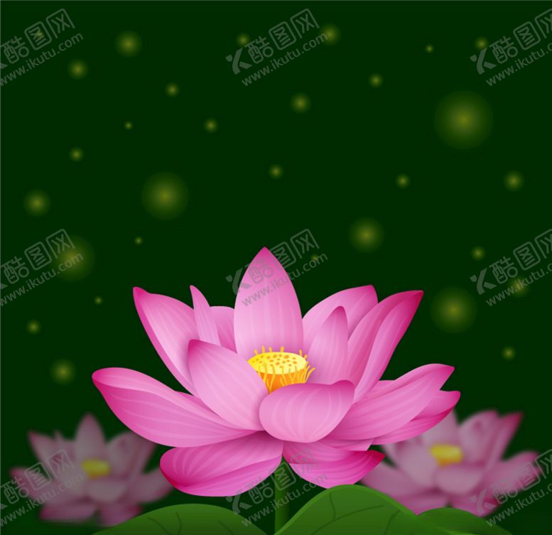 编号：36259509220424593569【酷图网】源文件下载-夏季荷花盛开AI矢量