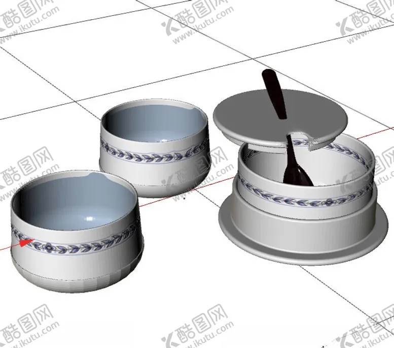 编号：36666102212000332658【酷图网】源文件下载-C4D模型餐具