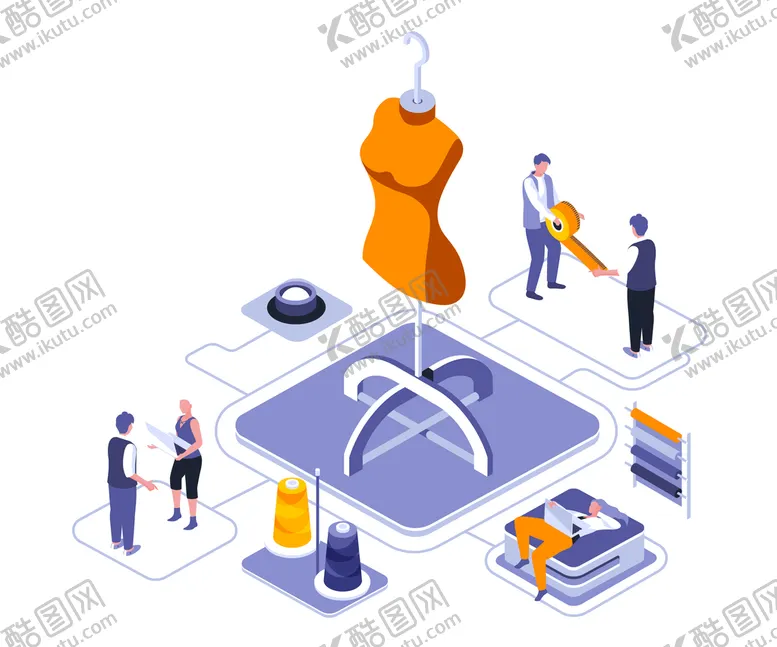 编号：80691409132028181426【酷图网】源文件下载-服装插画