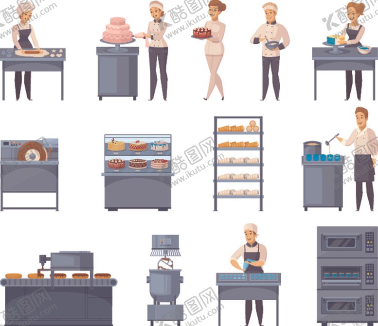 编号：98261410082201152583【酷图网】源文件下载-卡通人物烤面包