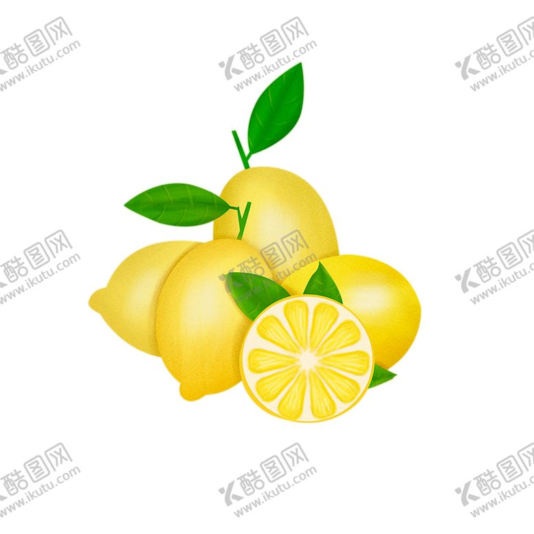编号：98336102210614524557【酷图网】源文件下载-手绘柠檬插画