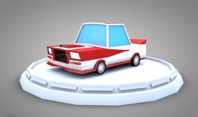 C4D模型汽车出租车