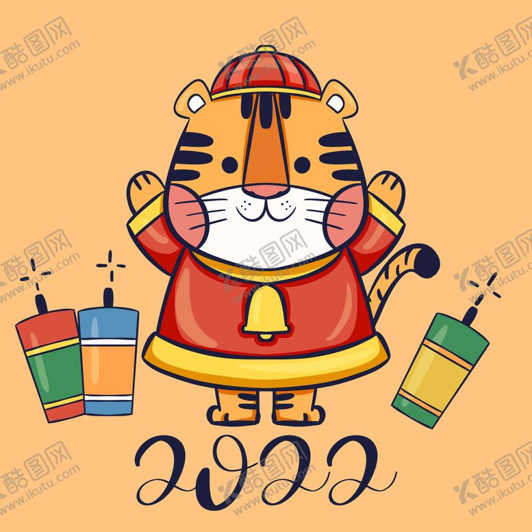 编号：64175309200418567601【酷图网】源文件下载-卡通虎素材