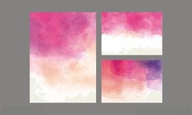 水彩花卉贺卡请柬邀请函背景