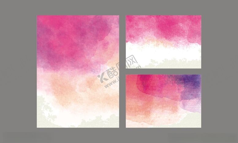 编号：86246411171922076989【酷图网】源文件下载-水彩花卉贺卡请柬邀请函背景