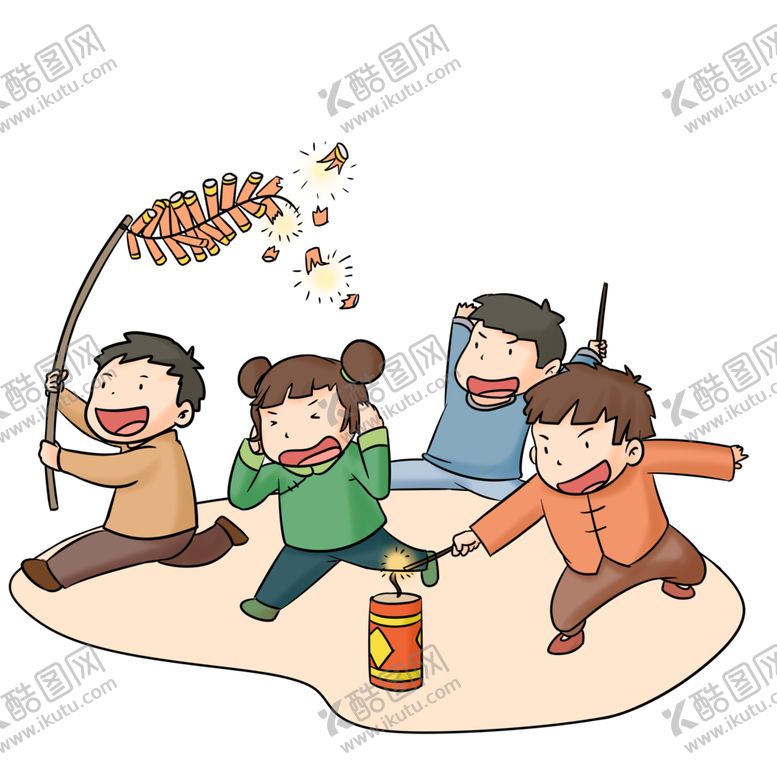编号：70089002121736197554【酷图网】源文件下载-新年卡通画