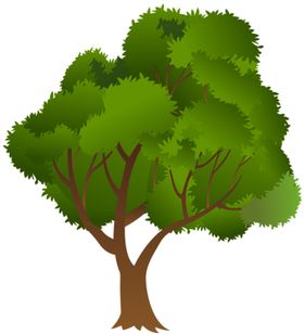 卡通树