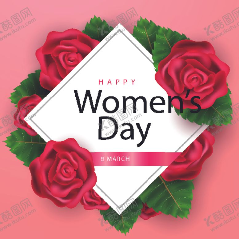 编号：82785210301822558358【酷图网】源文件下载-玫瑰妇女节