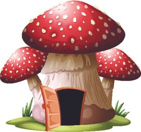卡通蘑菇屋