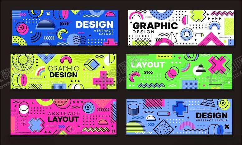 编号：18364010051400122071【酷图网】源文件下载-几何图案展板