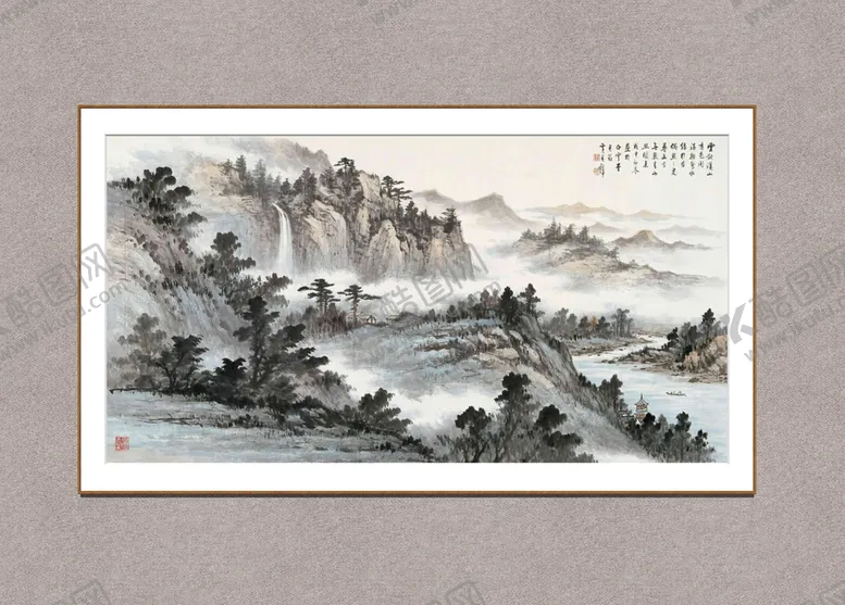 编号：73985101311106161287【酷图网】源文件下载-云敛溪山