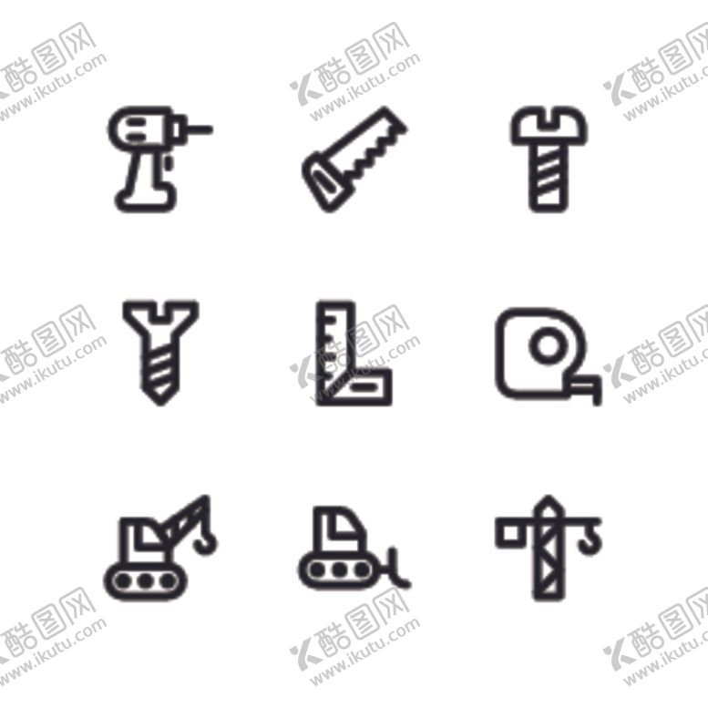 编号：97310709250218398472【酷图网】源文件下载-线性图标