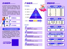 企业教培简介折页版式画册