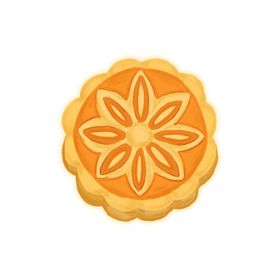 手绘中秋节月圆中秋月饼店铺优惠