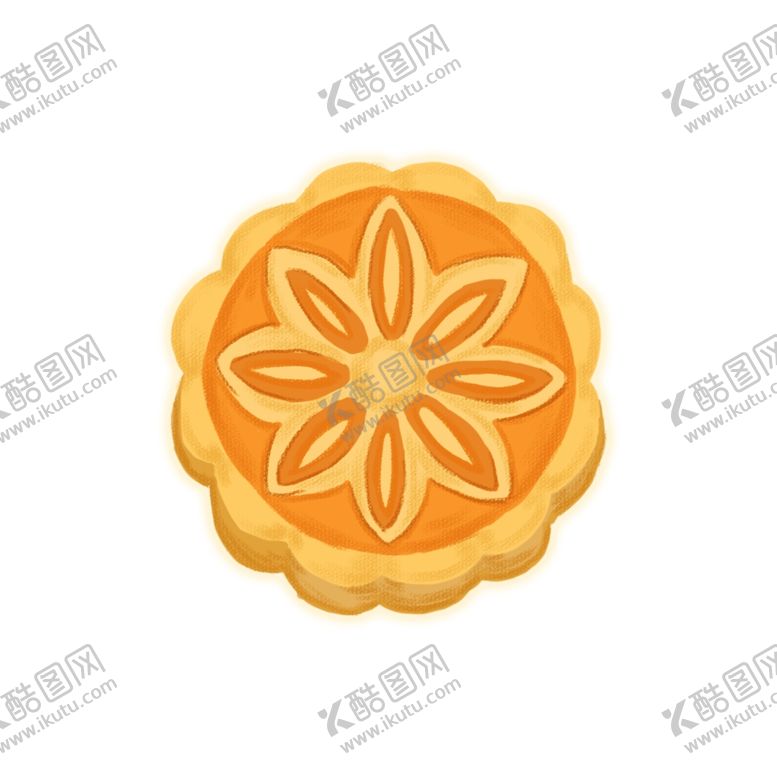 编号：67240710272052025690【酷图网】源文件下载-手绘中秋月饼