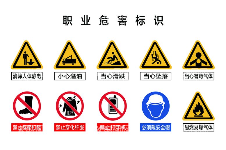 编号：68379409280328189073【酷图网】源文件下载-职业危害标识