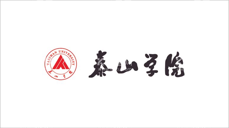 编号：24035412222257373680【酷图网】源文件下载-泰山学院logo