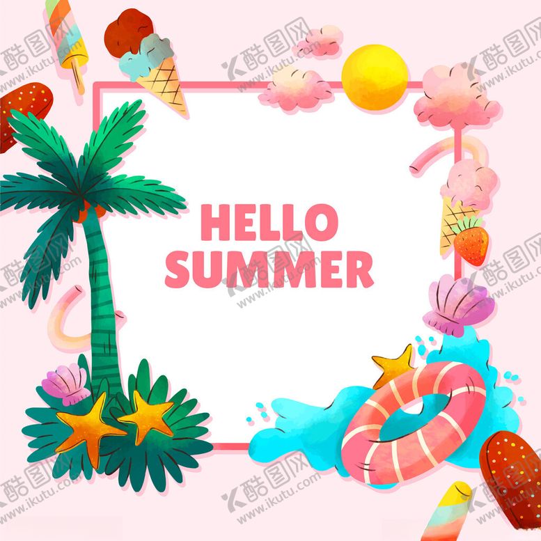 编号：31364902200411131547【酷图网】源文件下载-夏天海报