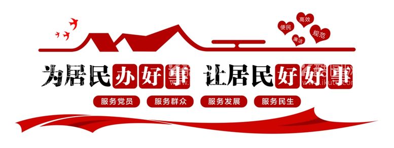 编号：97548812210322344143【酷图网】源文件下载-社区文化墙